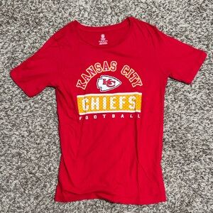 NFL Kansas City Chiefs Red and Yellow Tee